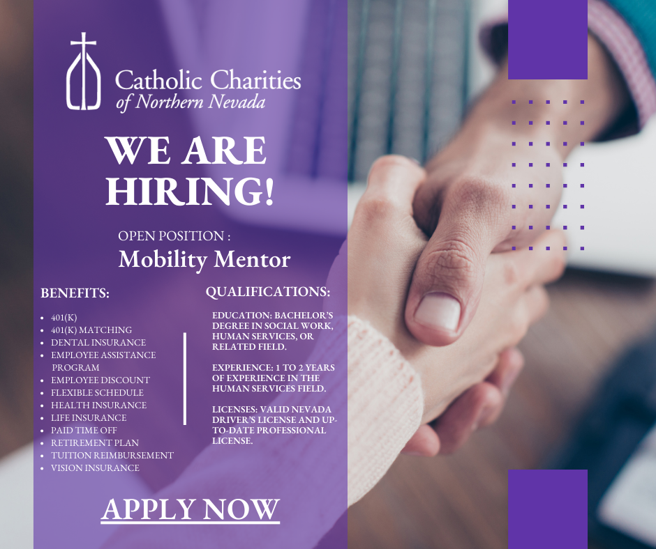 Hiring for a Mobility Mentor Position!